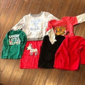 18 month lot of long sleeve shirts